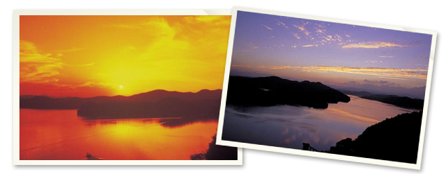 제8경 진양호 노을